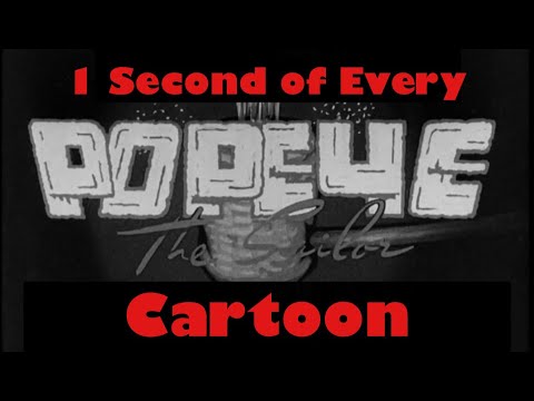 Video 1 Second of Every Popeye Short - youtube