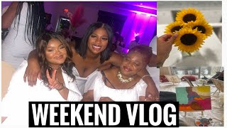 WEEKEND VLOG: BIRTHDAY PARTY OUTING| BRUNCH AT HOME| SLOW MORNINGS //PENELOPE PALACE//