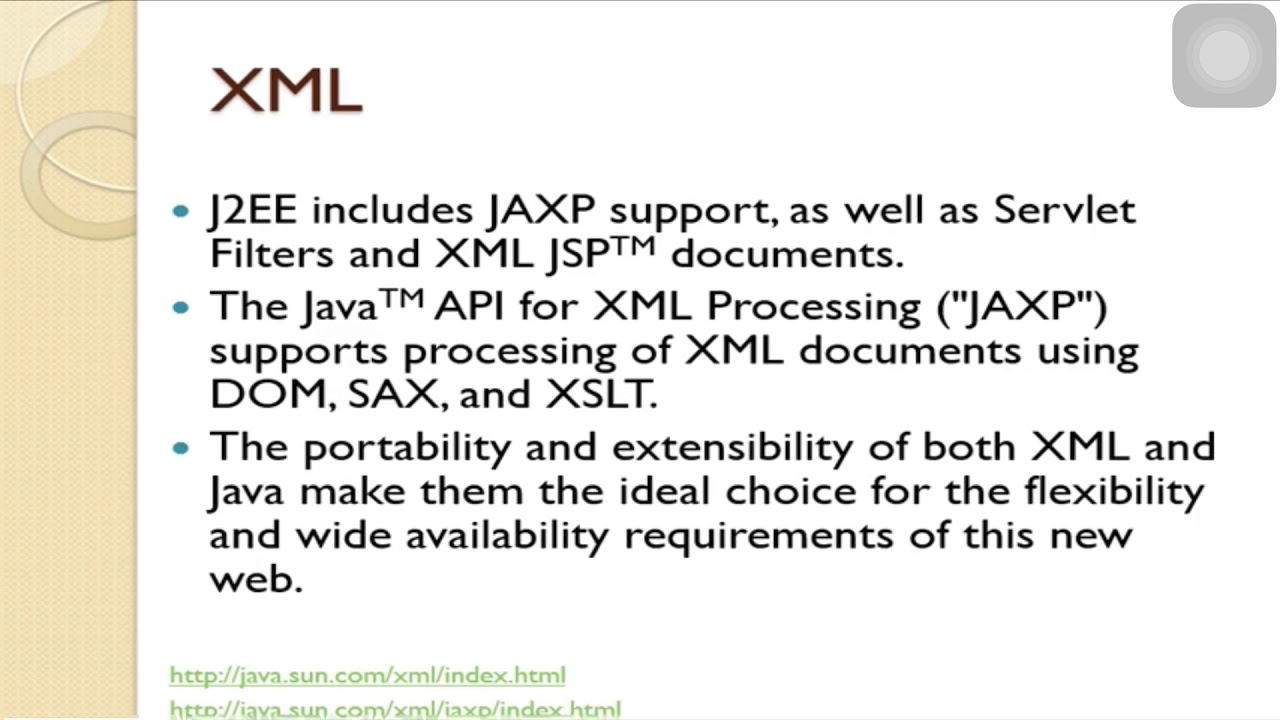 Sec 2.6. XML in java - YouTube