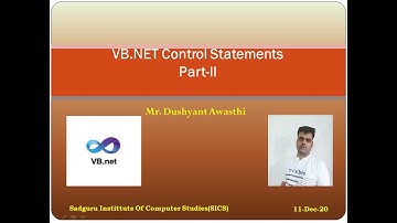 VB.NET Control Statements part II