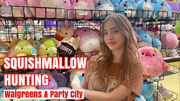 SQUISHMALLOW HUNTING at WALGREENS & PARTY CITY! Looking for seacow micromallows & capsules