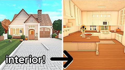 Decorating My Autumn Cottage in Bloxburg! *NO GAME PASS* House Build Part 2