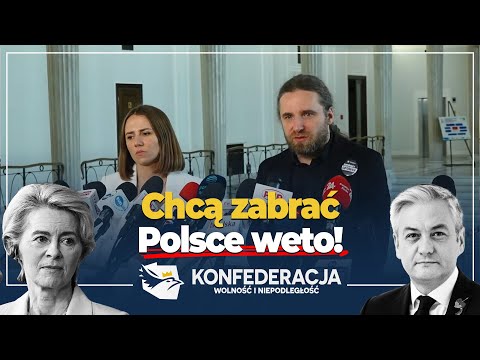 Lewica i Trzecia Droga chcą zabrać Polsce prawo weta! #NaŻywo