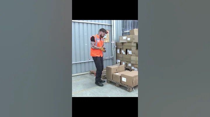 Lifting a Box off a Low Level Pallet - Manual Handling