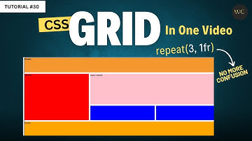 Learn CSS Grid In One Video | CSS Grid Tutorial | Frontend Development Course Tutorial - #30