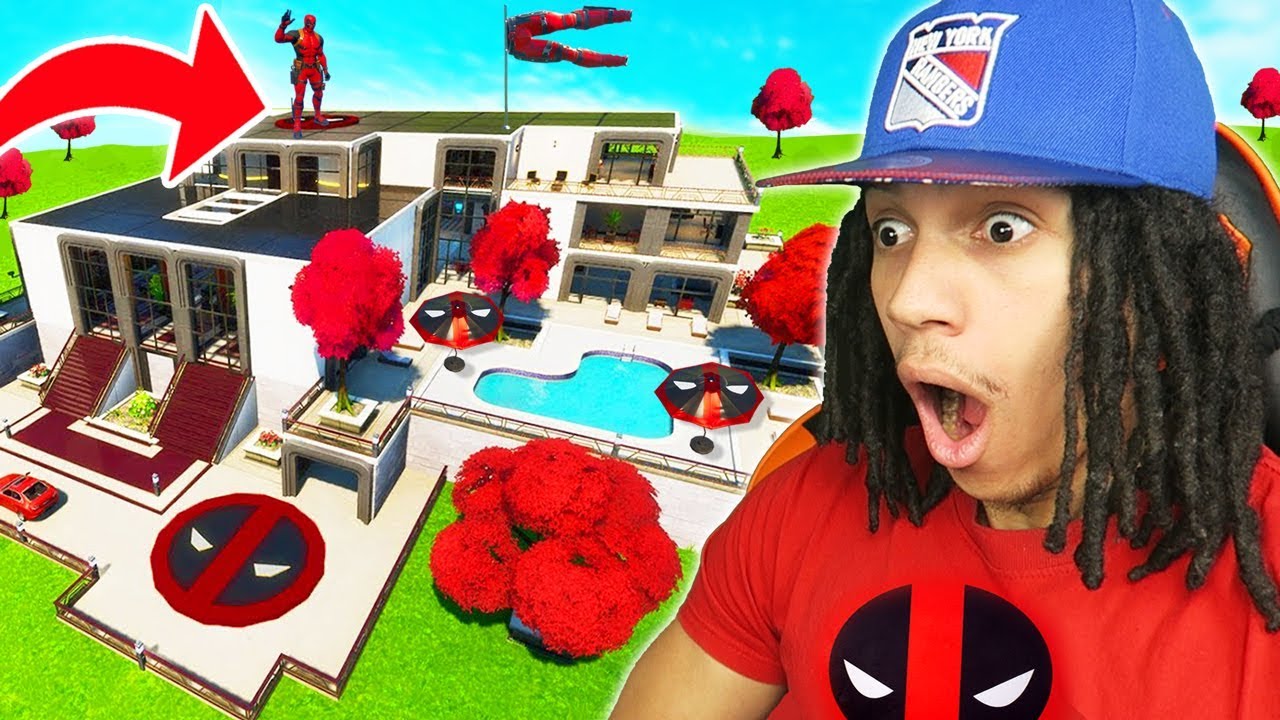 la maison de deadpool cache cache fortnite youtube