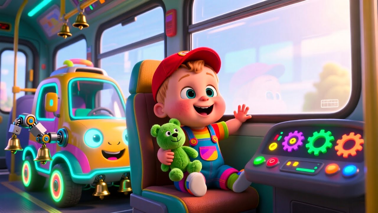 Farm Bus Goes Boom Boom 🚌😊🍼 | Kids Fantasy Song | Learn Farm Fun and Happy Routines