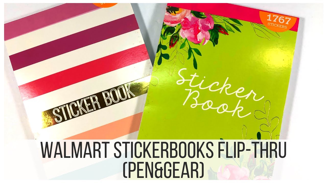 Walmart Planner Stickers FlipThru Affordable Stickers Pen & Gear