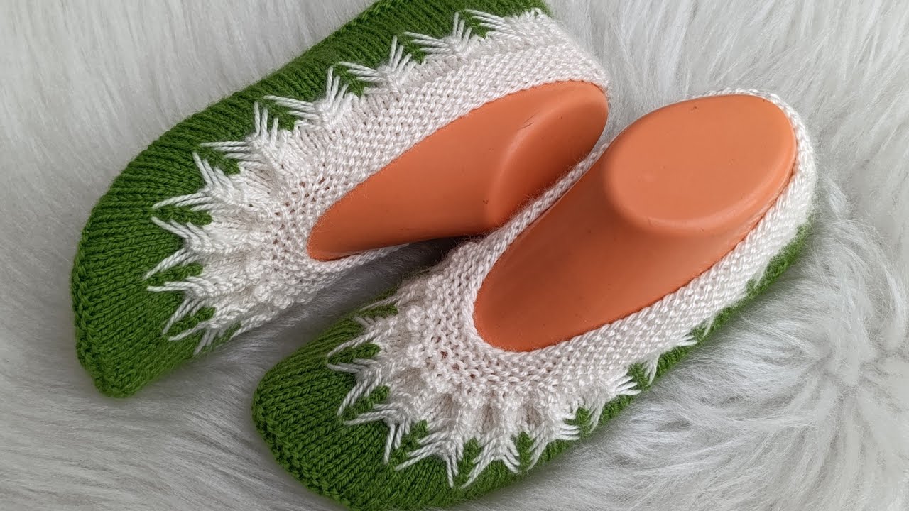 💥Modeli efsane oldu 👌 iki patik yapılışı ✅#örgü #knitting #crochet #handmade #keşfet #diy