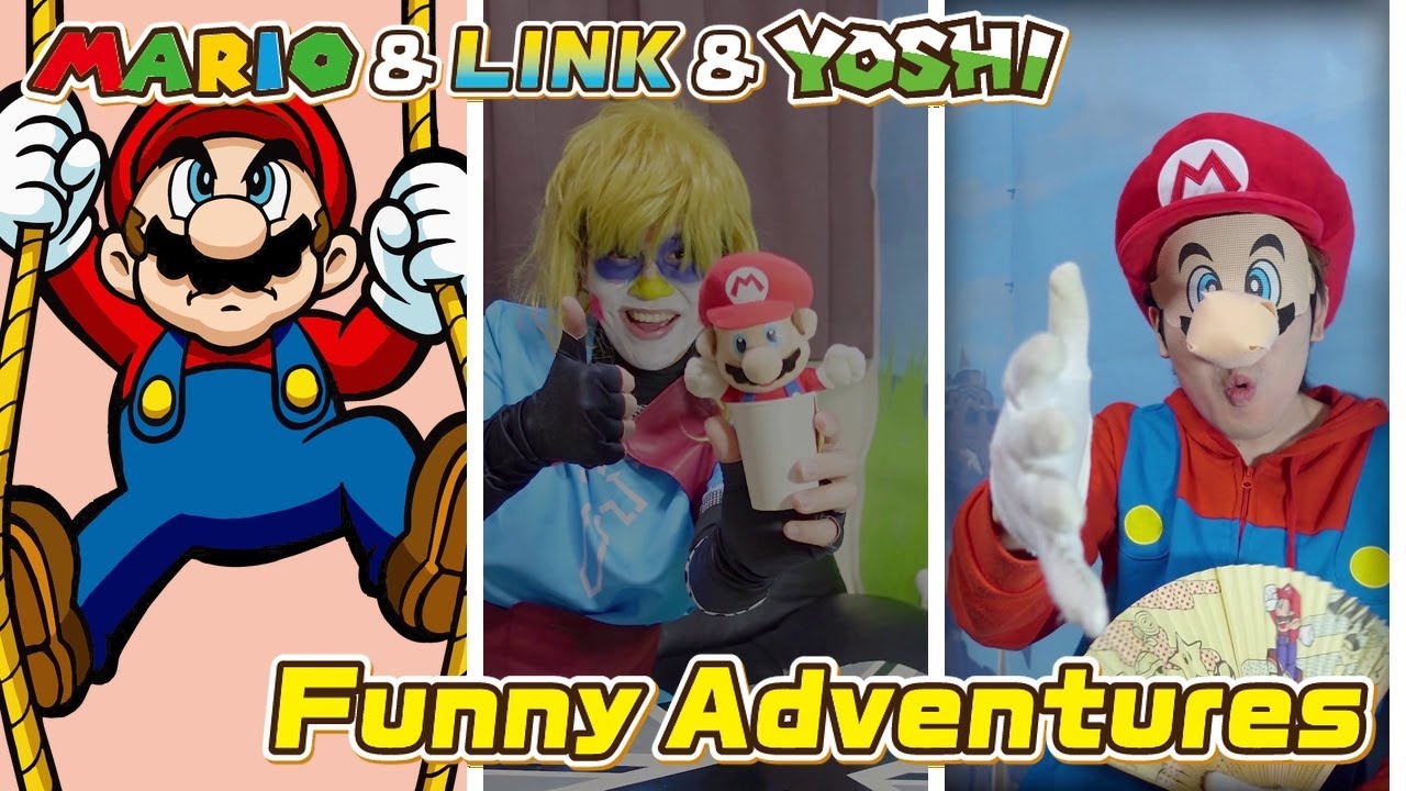 The Funny Adventures of Mario & Link ＆ Yoshi 🤣 ＃4731 - YouTube
