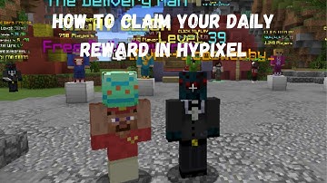 How to claim your daily reward in Hypixel!