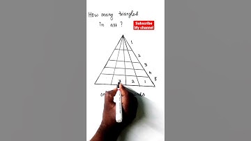 Find how many triangles | triangles | math easy method | reasoning | triangle in tamil | shapes