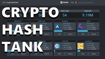 CryptoHashTank - An Easy to Use Shared Masternode Service