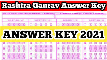DDU rashtra gaurav Answer Key 2021, Rashtra Gaurav Answer Key, Rashtra Gaurav answer, rashtra gaurav