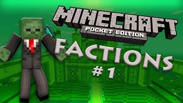 Minecraft PE - Factions: Episode #1 - Setting up a Base!