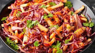 Салат из красной капусты, вкусный и простой рецепт.