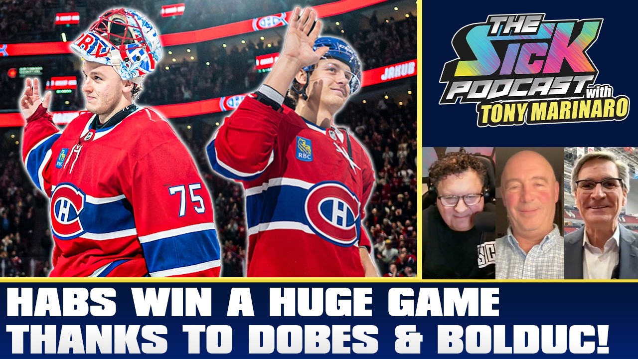 Habs Win A HUGE Game Thanks To Dobeš & Bolduc! | The Sick Podcast with Tony Marinaro March 26 2026