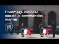 Hommage national aux premiers maîtres Cédric de Pierrepont et Alain Bertoncello