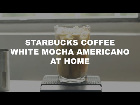 White Mocha Americano At Home (inspired by Starbucks)