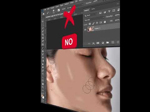 Skin Retouching #photoshop