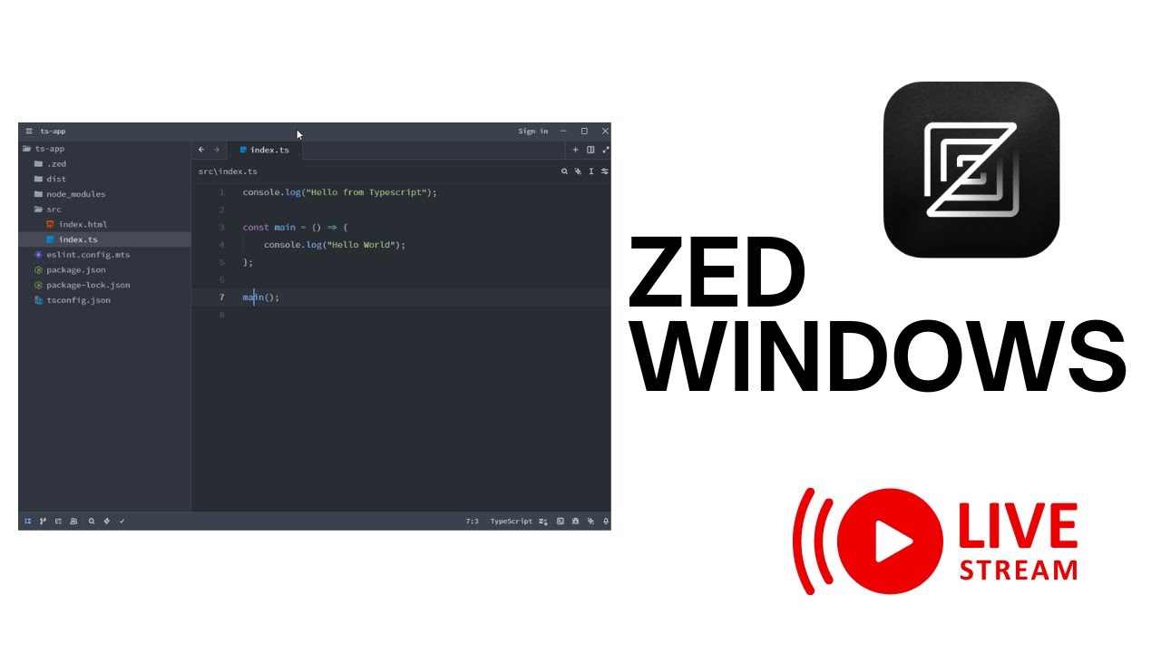 COBA DAN CONFIG ZED TEXT EDITOR DI WINDOWS - YouTube