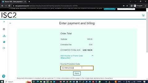 Certified in Cybersecurity ( ISC2 ) Exam Registration & Self Paced Registration