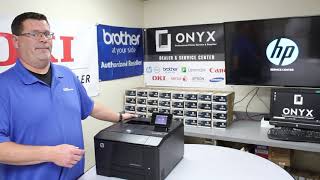 HP M251 | Onyx Imaging | OKC Printer Repair | How To Set Manual IP Address