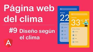 Cambiar el diseño dependiendo de la temperatura del clima | App web del clima con Angular #9 screenshot 3