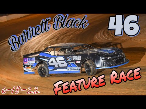Barrett Black 46 in Feature Race at Camden Speedway 6-18-22