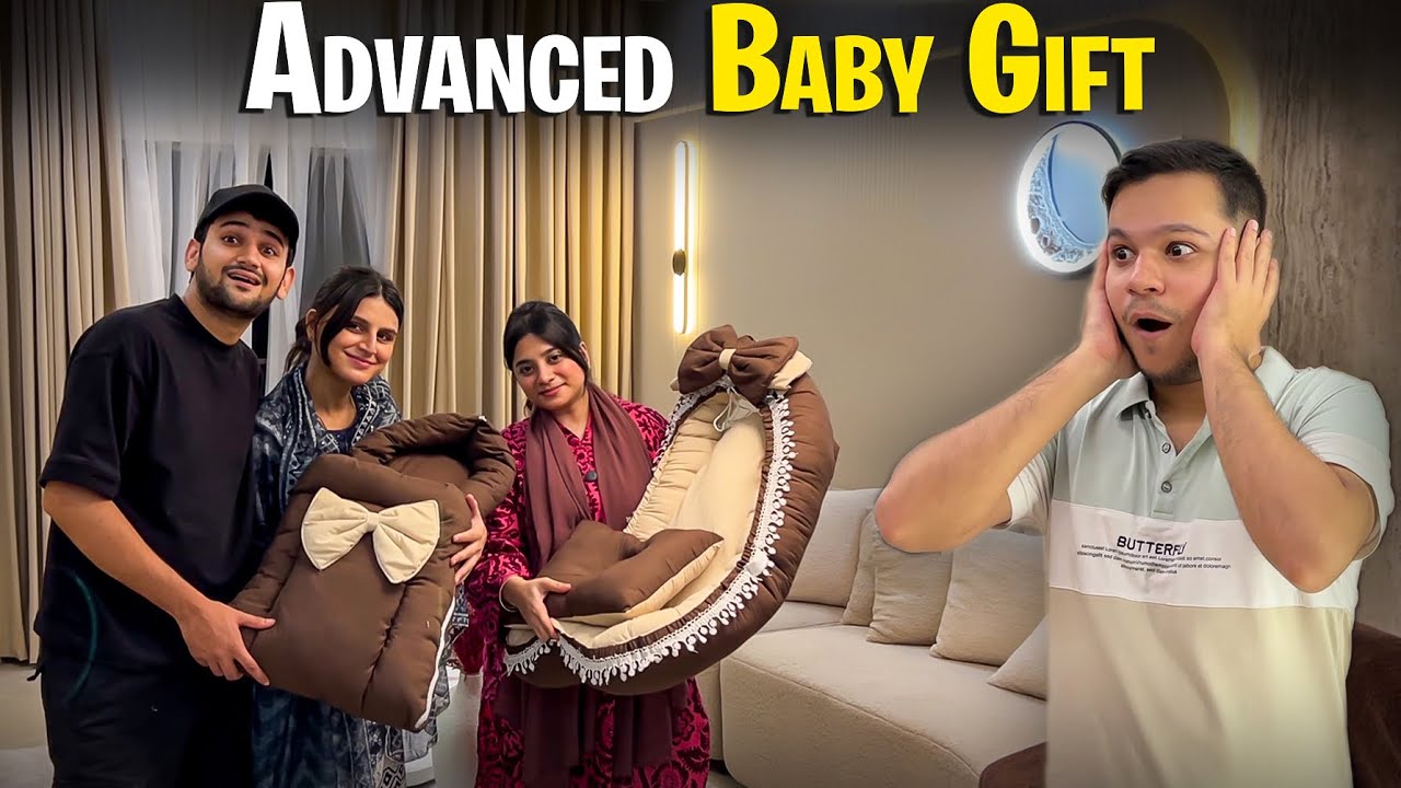 Maaz ke ghar bhi night stay karne chale gye😍| Momina ne baby ka gift pehle hi dedia❤️