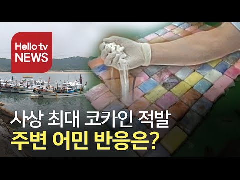 사상 최대 코카인 적발 태안 어민 황당