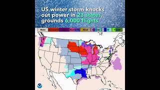 Vast Winter Storm Knocks Out Power in 23 States, Upends Travel