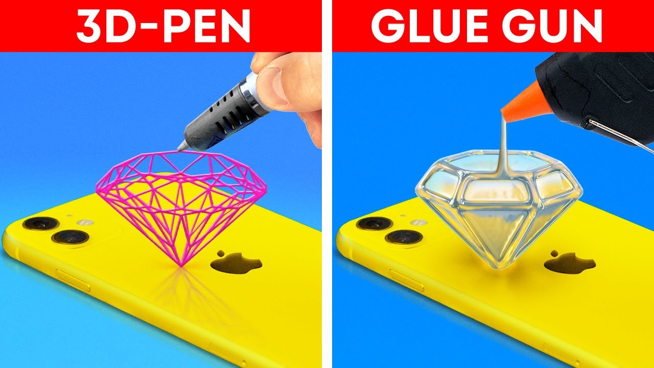 3D PEN vs HOT GLUE | Epic DIYs and Crafts That Blow Your Mind - YouTube