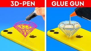3D PEN vs HOT GLUE | Epic DIYs and Crafts That Blow Your Mind✨