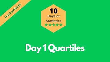 HackerRank Day 1: Quartiles problem solution in Python Programming | 10 Days Of Statistics