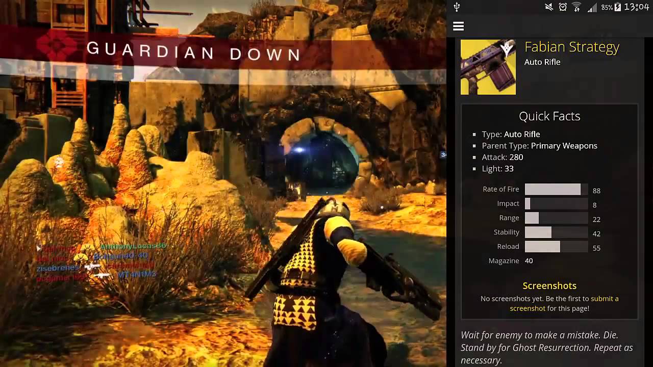 The Taken King Exotic Weapons