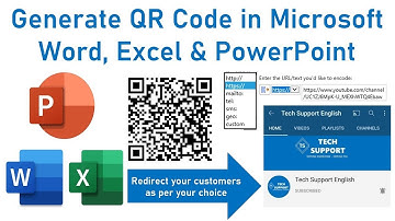Generate QR Code in Microsoft Word, Excel & PowerPoint