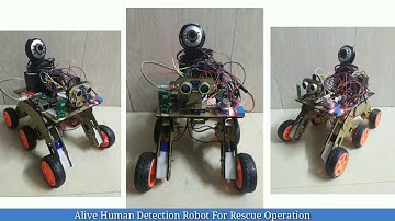 Alive Human Detection Robot for Rescue Operation