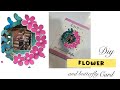 DIY Handmade Butterfly &amp; Flower Card Tutorial 🦋🌸