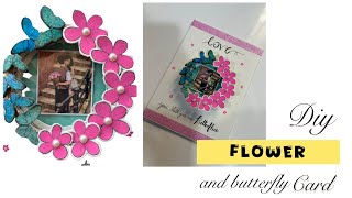 DIY Handmade Butterfly & Flower Card Tutorial 🦋🌸