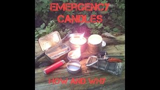 Emergency candles - how and why