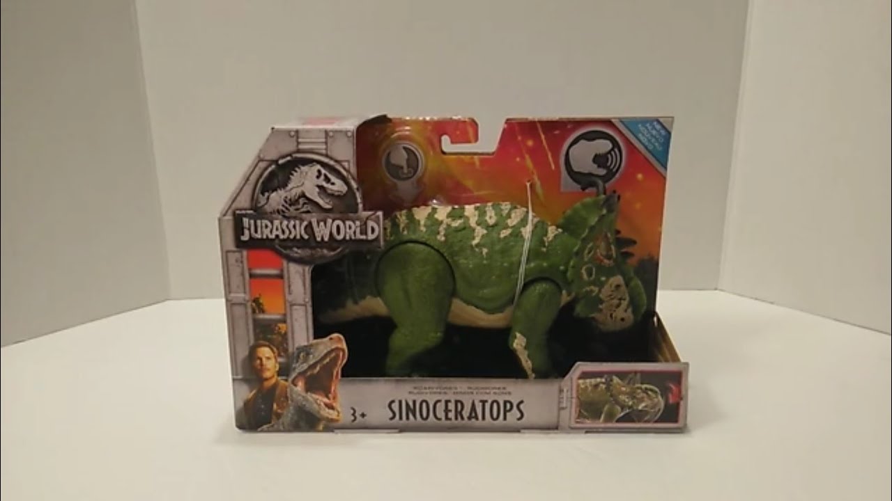 Jurassic World Fallen Kingdom roarivores sinoceratops Pachyrhinosaurus New