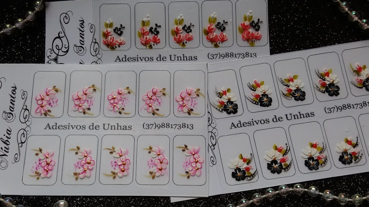 Adesivos de unha fáceis de fazer,rotina de uma adesivete 02