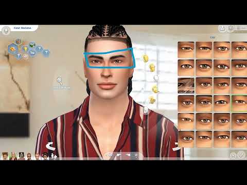 Sims CAS Trick: Hidden Eyes ~ TW: Flashes