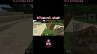 Minecraft chair life hack #shorts #shortsfeed #viral
