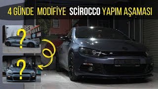 4 GÜNDE MODİFİYE  SCİROCCO 58.000 TL HARCADIK  YAPIM AŞAMASI