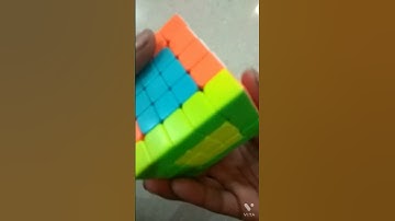 How to make donut in donut  pattern in 5 by 5 Rubik