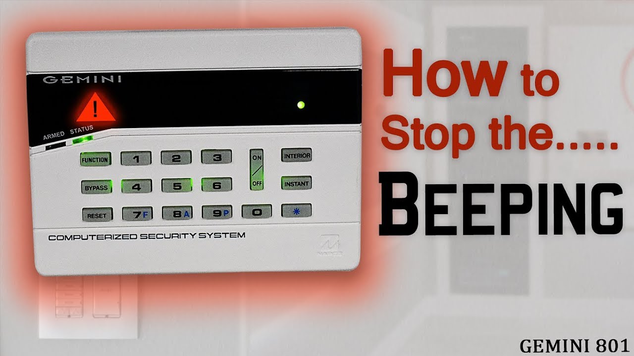 Gemini Alarm System Manual