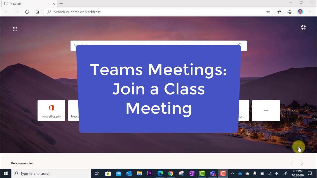 Join a Microsoft Teams Class Meeting - YouTube