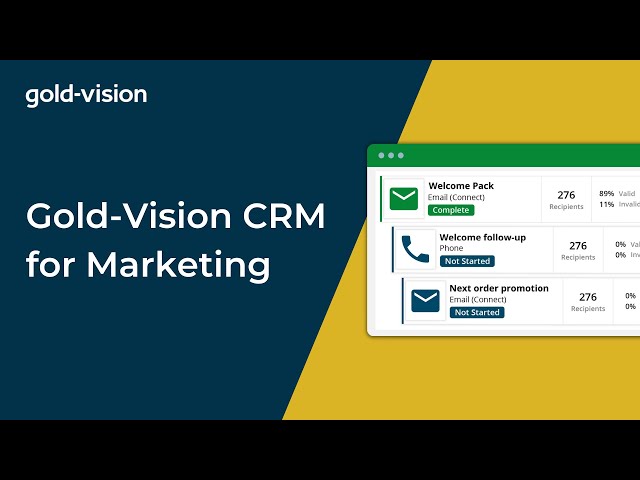 Gold-Vision | CRM for Marketing